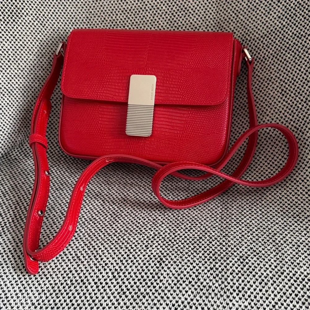 Ateliers Auguste | Mini Monceau Silver Edition Red Lizard Embossed - Picture 2 of 14
